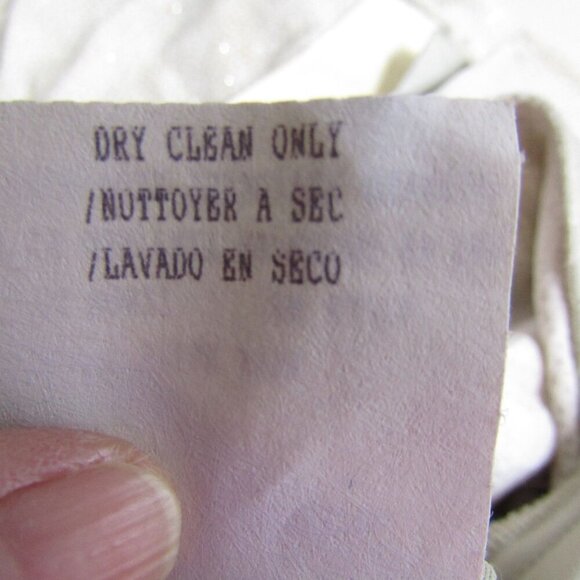 VTG NWT 90s Y2K HUEY WALTZER 4 GLITTER Floral Pastel Fairy Watercolor Saks Dress - Picture 13 of 15